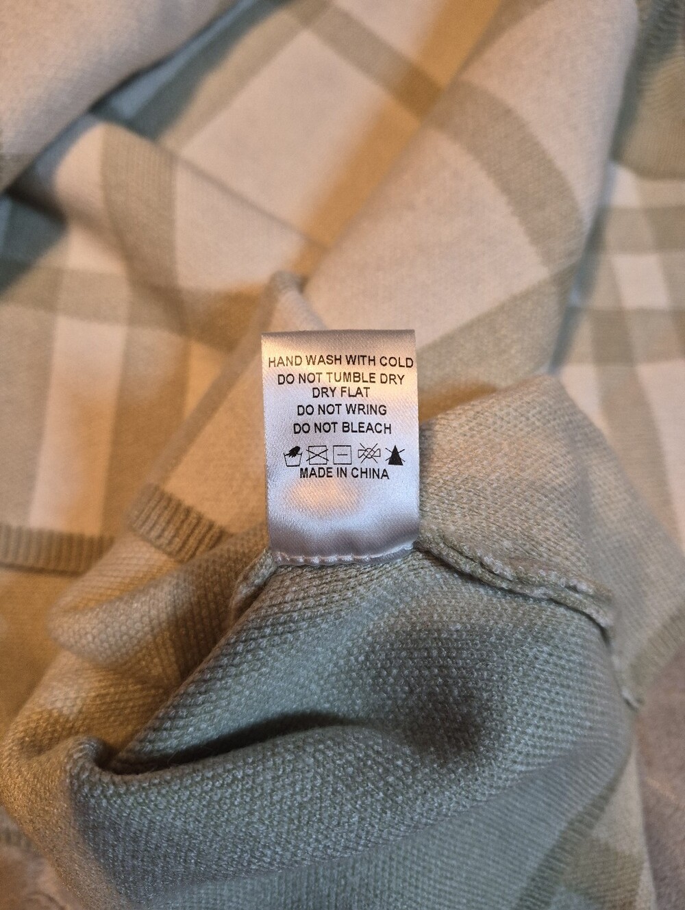 Lena Plaid Crop Top & Mini Skirt Matching Sweater Set, Medium, Like New - Picture 14 of 14